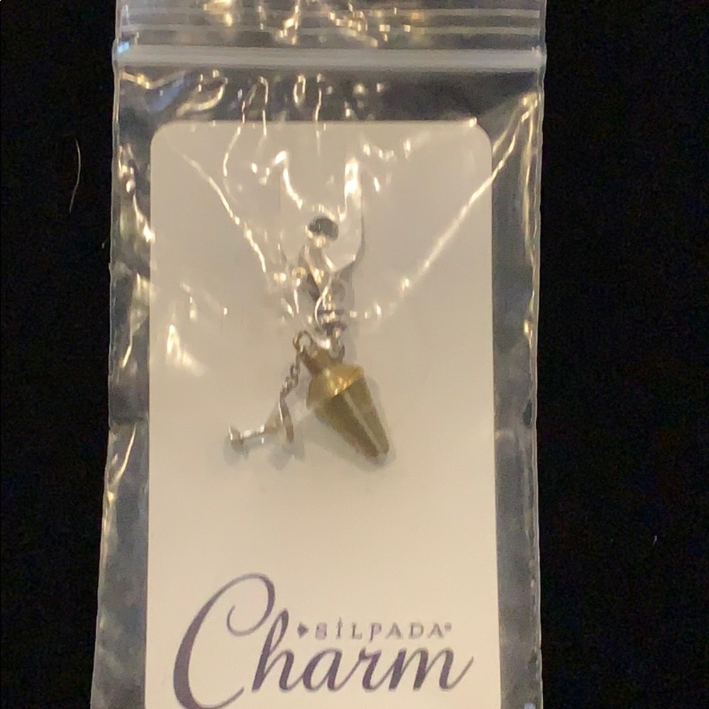 Silpada Sterling Martini Shaker Charm